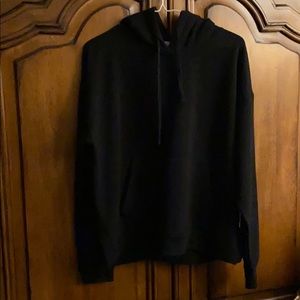 Britney Black hoodie polyester rayon spand…